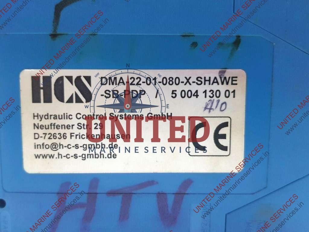 HCS DMA 22 01 080 X SHAWE SB PDP 500413001 HYDRAULIC CONTROL SYSTEM