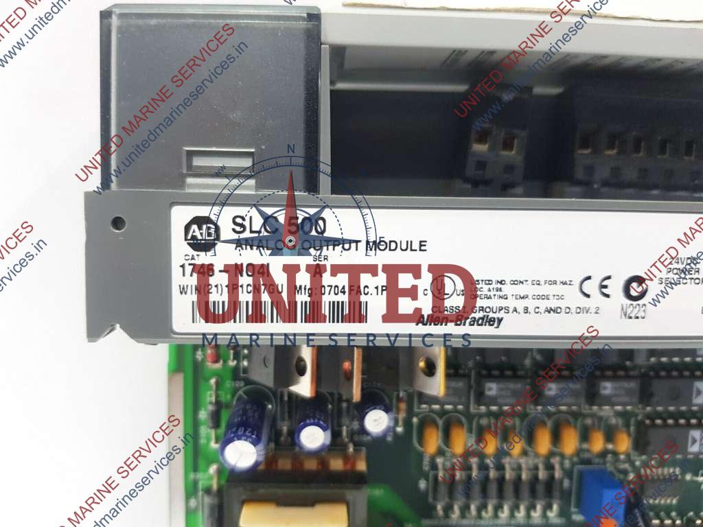 Allen Bradley Analog Output Module Slc No I Ser A United