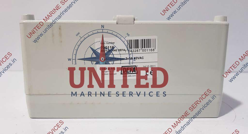 DEFA LIFEBOAT CHARGER 3x5A 42VAC 4041LBTRI42 700116 IP66 | United Marine  Services