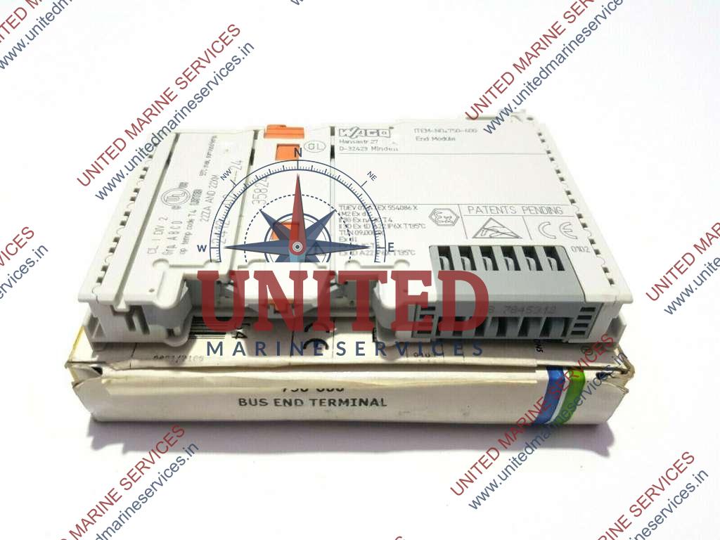 WAGO 750-600 END MODULE INTERNAL BUS TERMINATION | United Marine Services