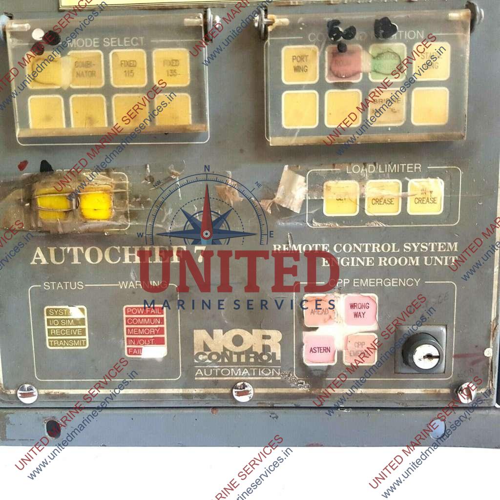 NORCONTROL AUTOCHIEF 7 REMOTE CONTROL SYSTEM ENGINE ROOM UNIT United Marine Services