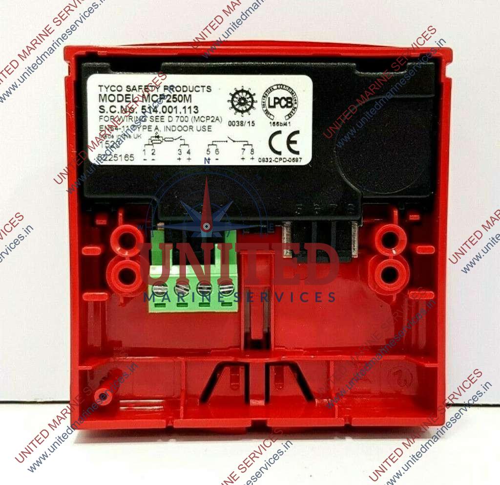 TYCO MCP250M MANUAL CALL POINT 514.001.113 SAFETY PRODUCTS (NEW