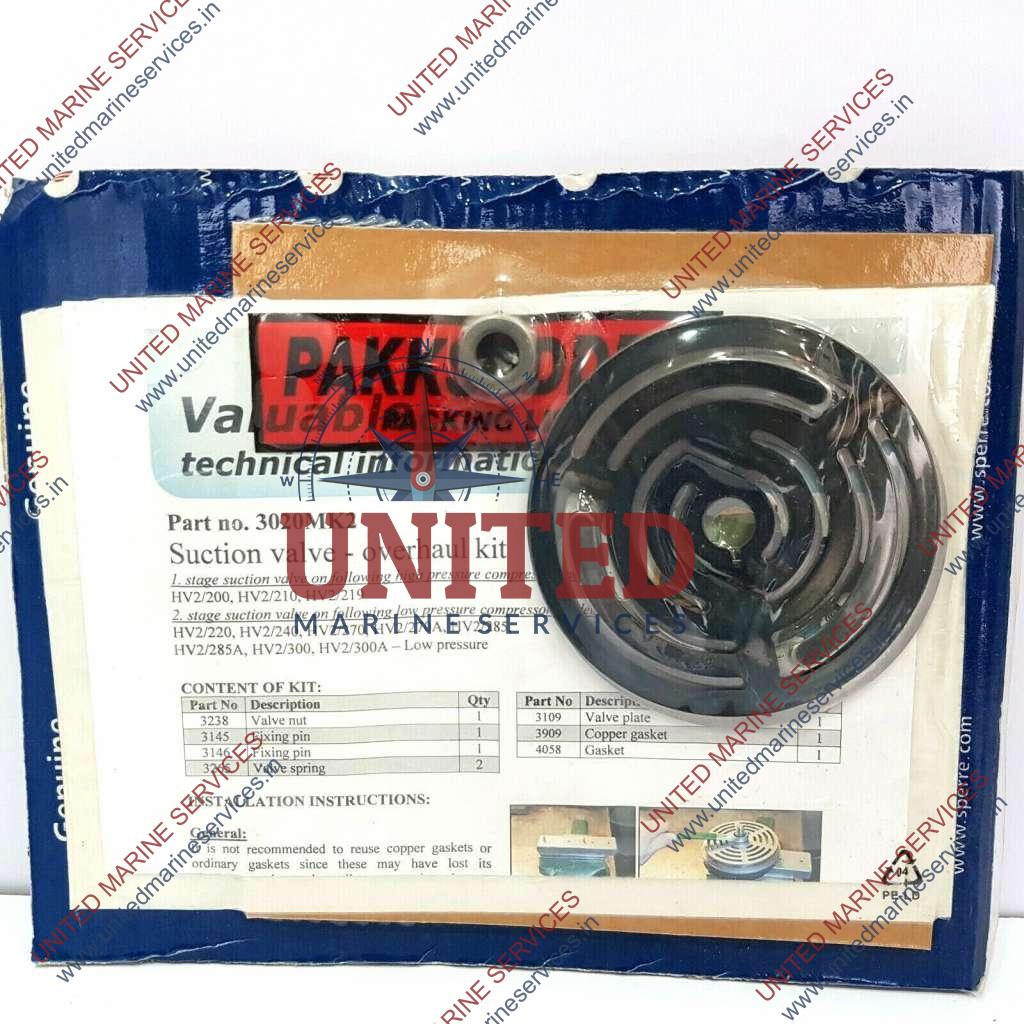 SPERRE 3020MK2 SUCTION VALVE – OVERHAUL KIT / LOT OF 2 (NEW) | United ...