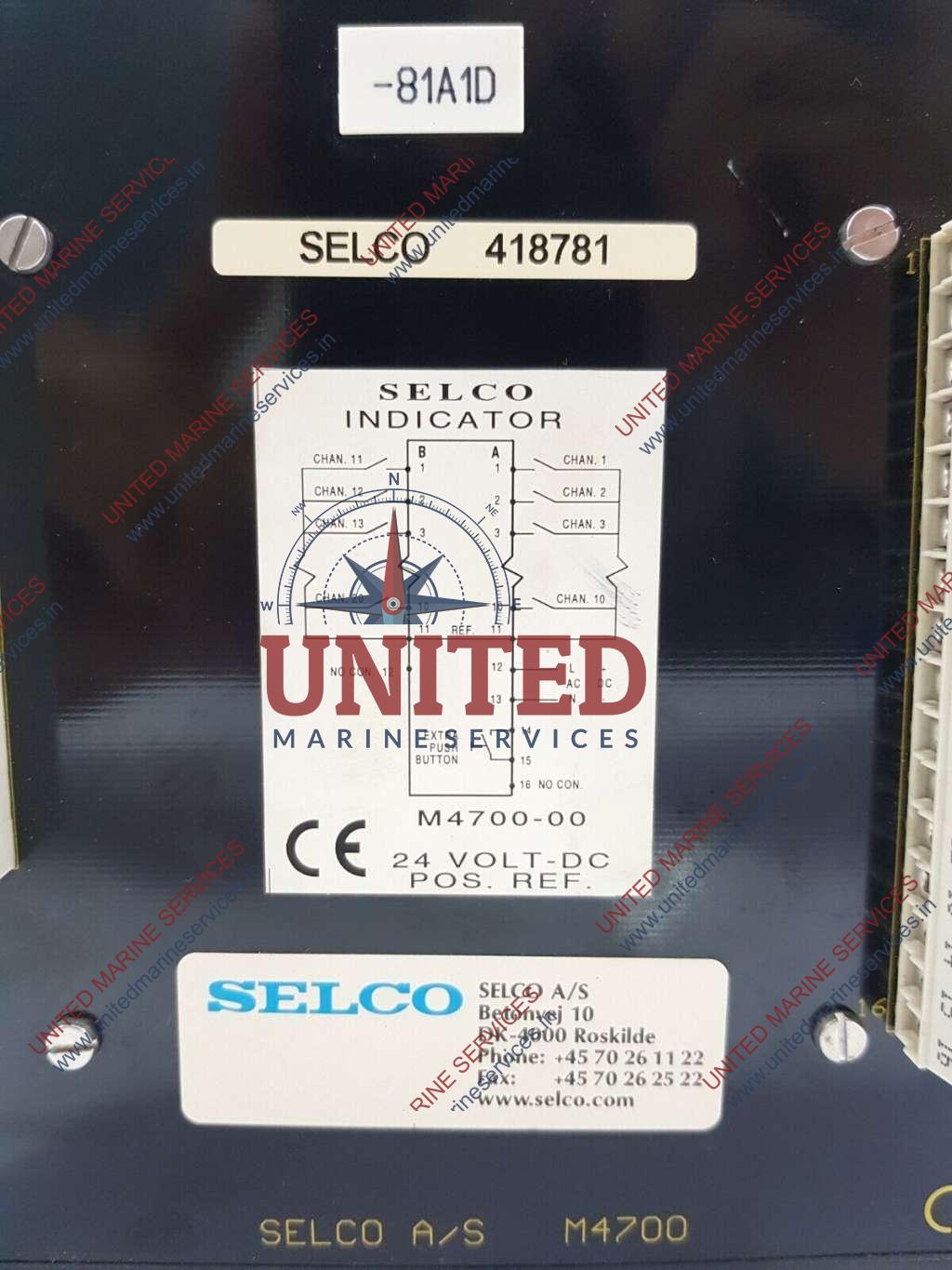 SELCO M4700 ALARM INDICATOR PANEL M470000 United Marine Services
