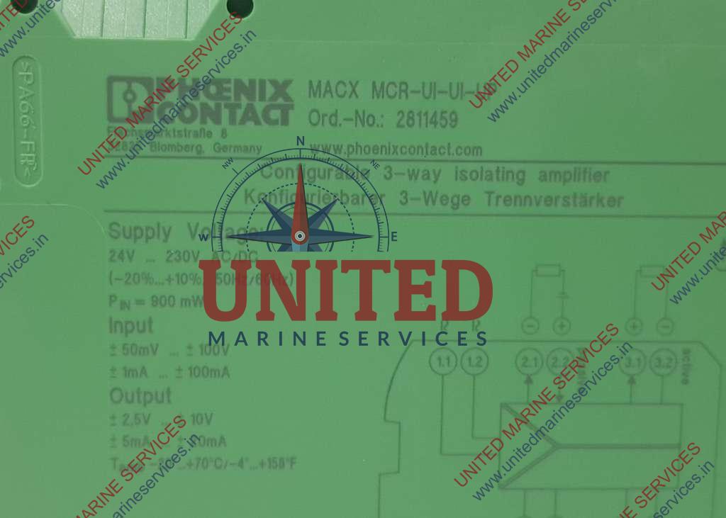 PHOENIX CONTACT MACX MCR-UI-UI-UP CONFIGURABLE 3-WAY ISOLATING ...