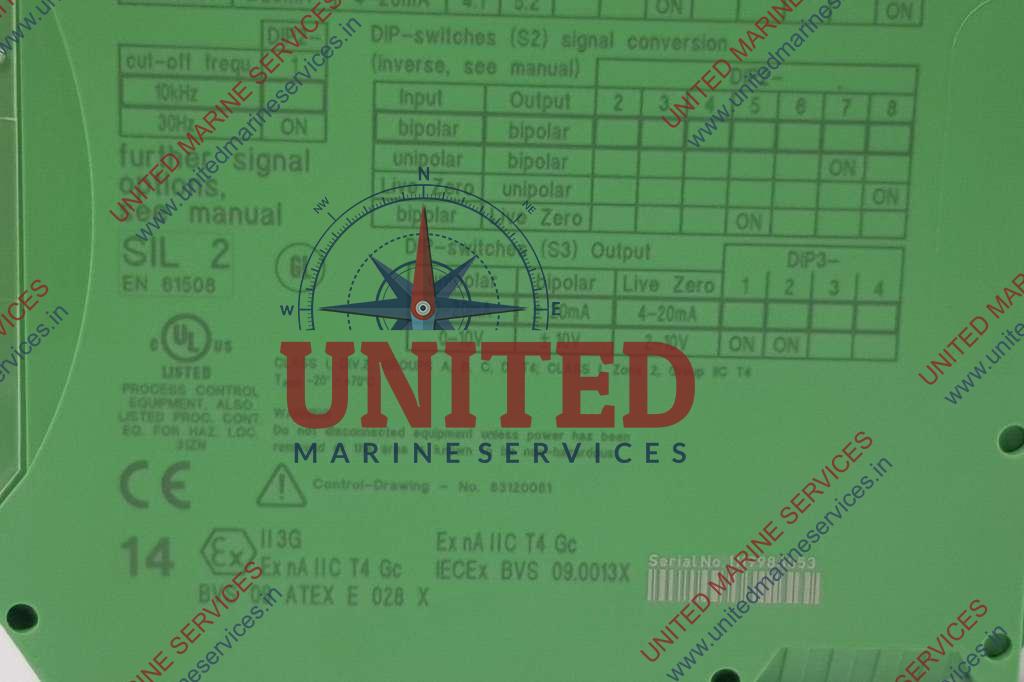 PHOENIX CONTACT MACX MCR-UI-UI-UP CONFIGURABLE 3-WAY ISOLATING ...