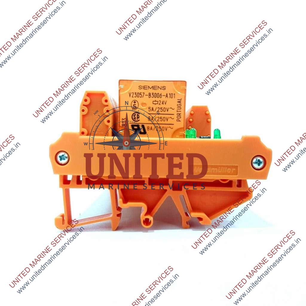 WEIDMULLER RSM 16R 24VDC FB20 GEM+ RELAY CONNECTOR SN.805073 RSM16R