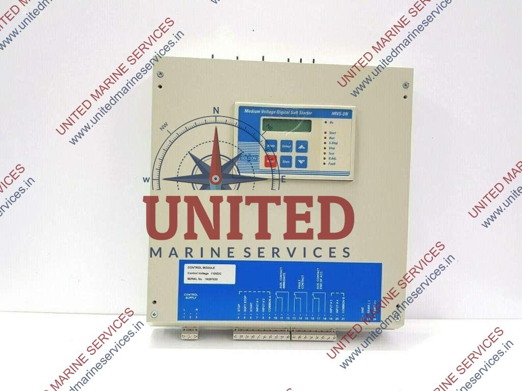 SOLCON MEDIUM VOLTAGE DIGITAL SOFT STARTER CONTROL MODULE 110VDC HRVS ...