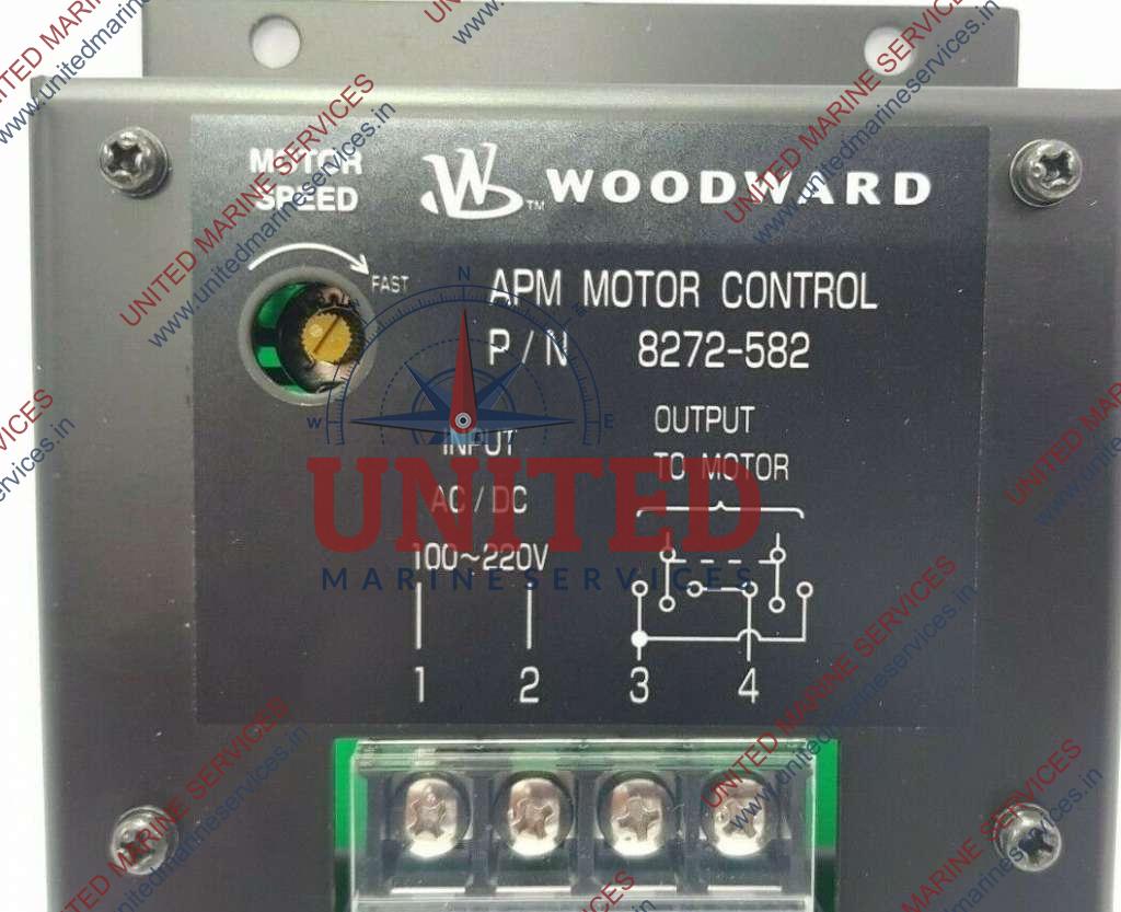 WOODWARD APM MOTOR CONTROL 8272 582 United Marine Services