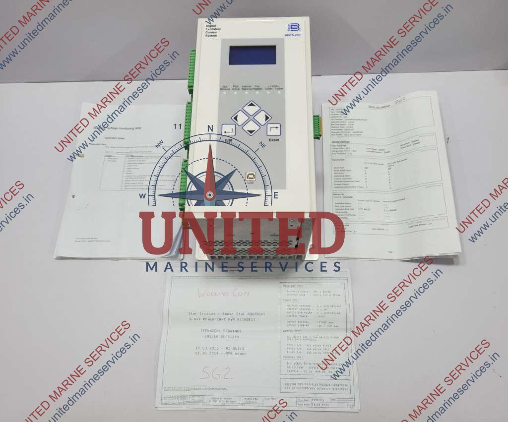 BASLER DECS 250 DIGITAL EXCITATION CONTROL SYSTEM DECS 250 LN1SN1N