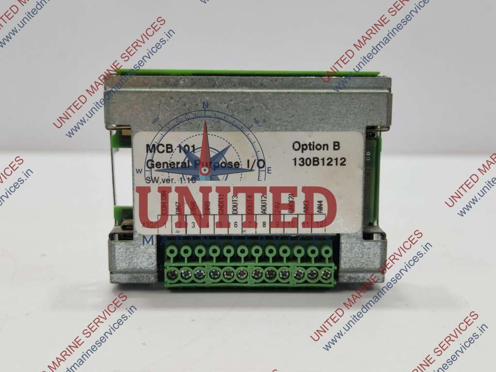 DANFOSS MCB101 GENERAL PURPOSE I/O MODULE 130B1212 SW VER 1.10