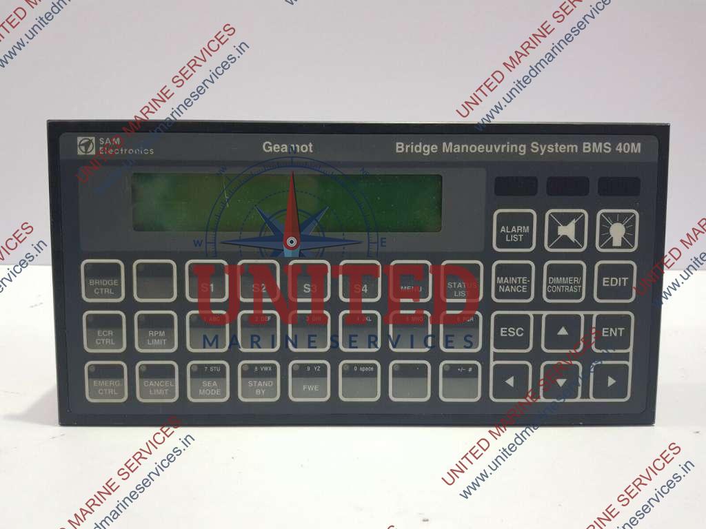 SAM ELECTRONICS GEAMOT BRIDGE MANOEUVRING SYSTEM BMS 40M REV D LYNGSO