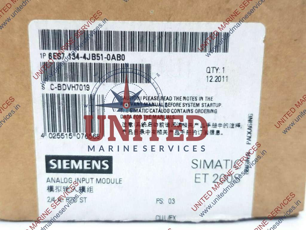 SIEMENS 6ES7 134-4JB51-0AB0 ANALOG INPUT MODULE SIMATIC S7 ET200S 2/4 ...