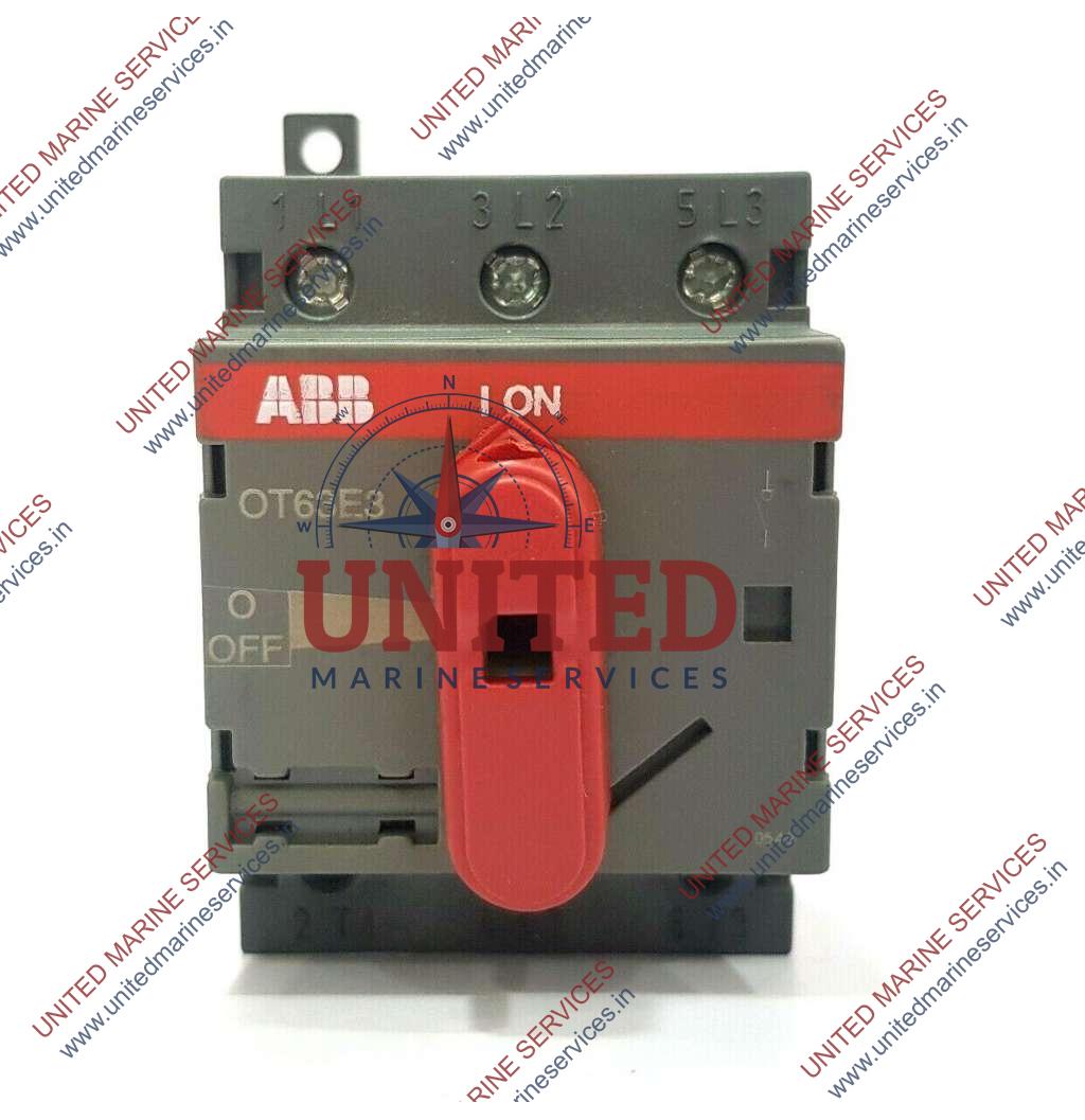 ABB OT63E3 DISCONNECT SWITCH 600VAC 3P 80A United Marine Services