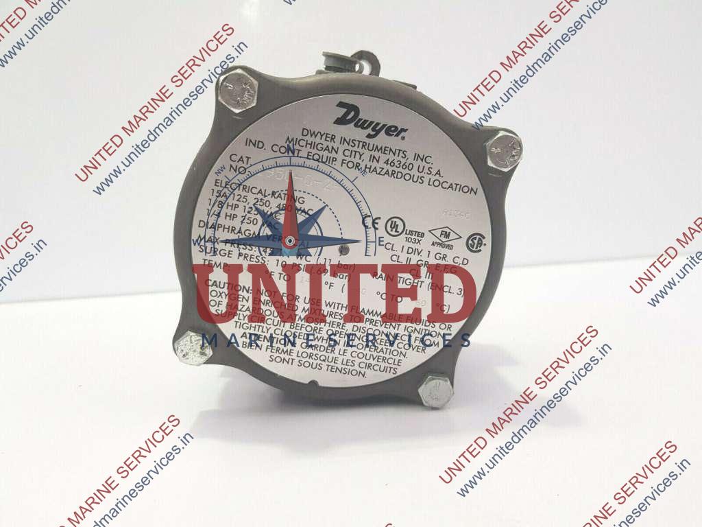 DWYER INSTRUMENTS EXPLOSION PROOF PRESSURE SWITCH 1950-0-2F | United ...