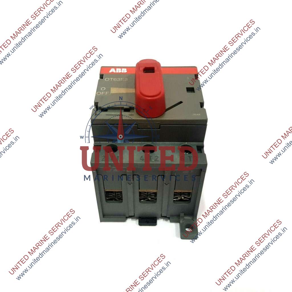 ABB OT63E3 DISCONNECT SWITCH 600V-AC 3P 80A OT63E3 | United Marine Services