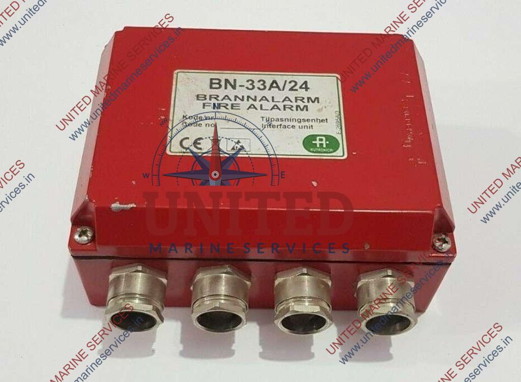 AUTRONICA BN33A/24 FIRE ALARM INTERFACE UNIT United Marine Services