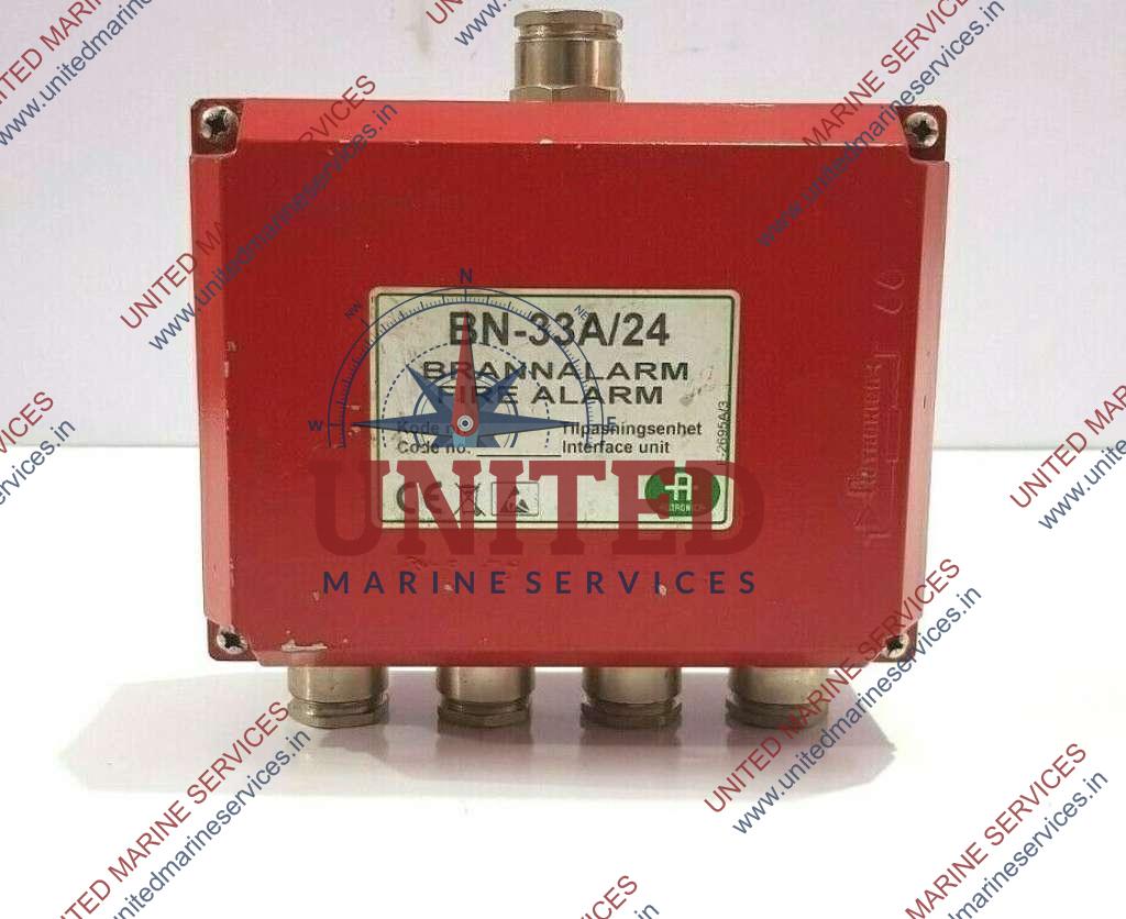 AUTRONICA BN 33A 24 FIRE ALARM INTERFACE UNIT United Marine Services autronica-bn-33a-24-fire-alarm-interface-unit-united-marine-services