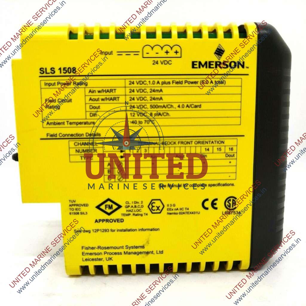 Smartlogic Solver Emerson DeltaV SLS1508 Smart Logic Solver KJ2201X1-BA1 Rev J (NEW ...