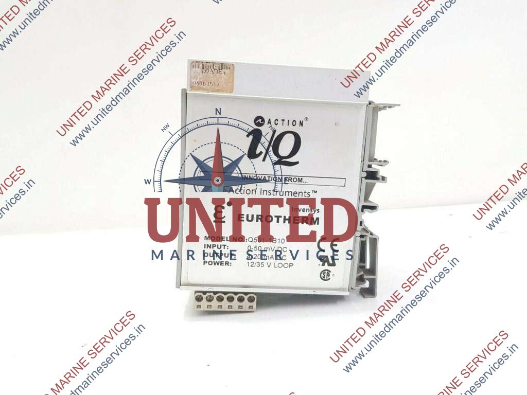 EUROTHERM Q5011B10 1 CHANNEL DC INPUT 2 WIRE TRANSMITTER ACTION I/Q