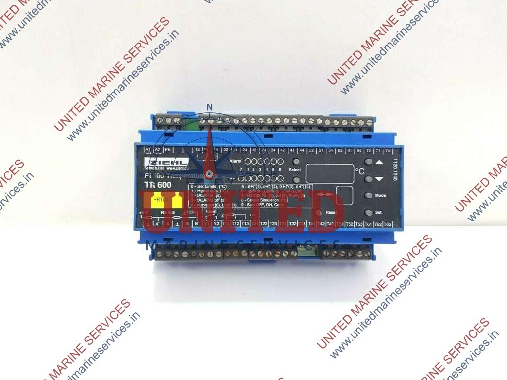 SIEMENS ZIEHL PT100 TR 600 TEMPERATURE RELAY 7XV56622AD10000/BB