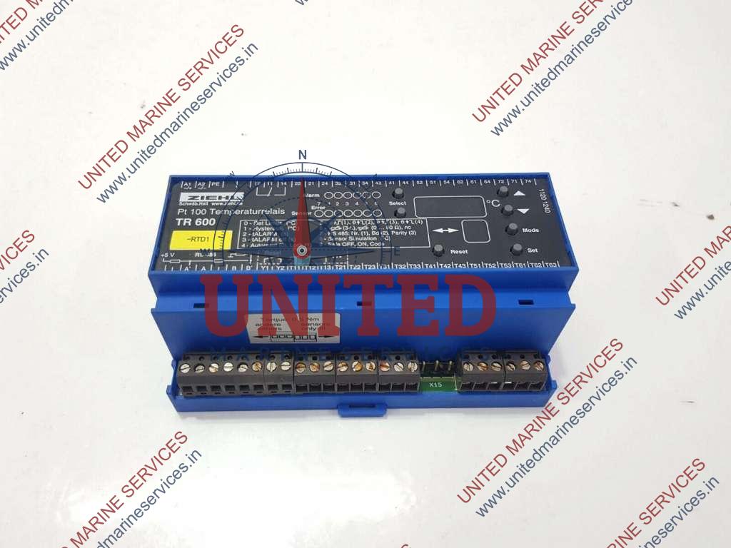 SIEMENS ZIEHL PT100 TR 600 TEMPERATURE RELAY 7XV56622AD10000/BB