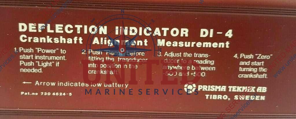 PRISMA TEKNIK AB DI-4 DEFLECTION INDICATOR 730 4624-5 | United Marine  Services