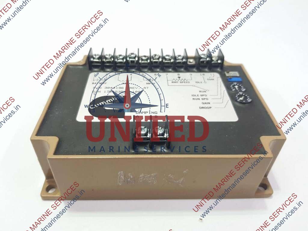 CUMMINS GOVERNOR CONTROL 3044196 ELECTRONIC SPEED CONTROLLER REV. AT ...