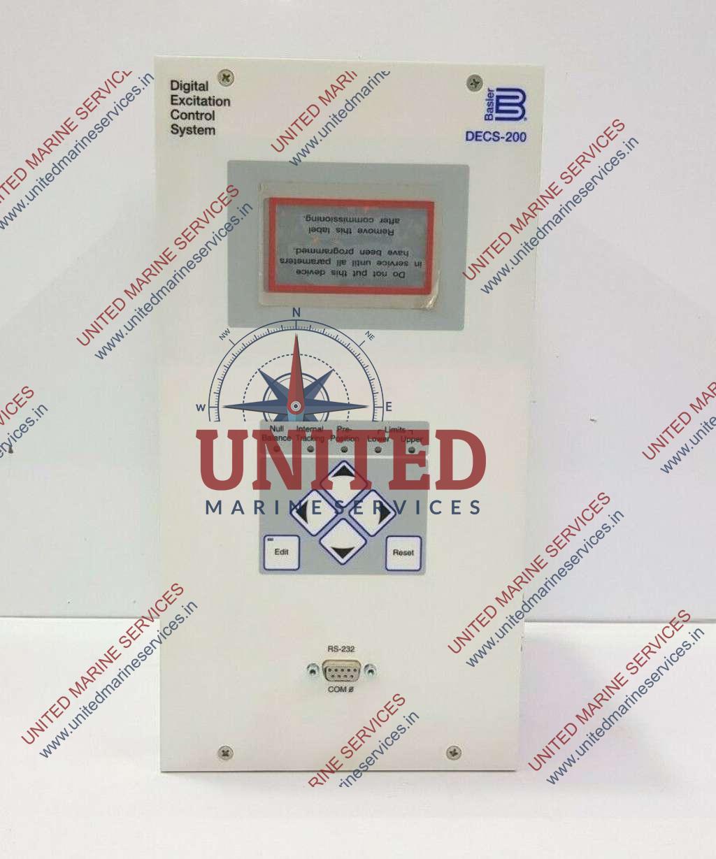 BASLER DIGITAL EXCITATION CONTROL SYSTEM DECS 200 United Marine