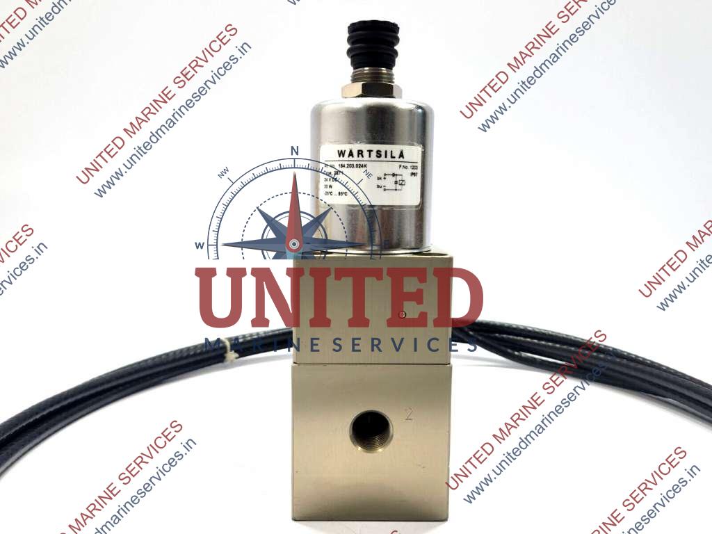 WARTSILA 184.203.024K TYPE 2E71 / 123.713.00 DN 10 TYPE 2489/41 24 V DC United Marine Services