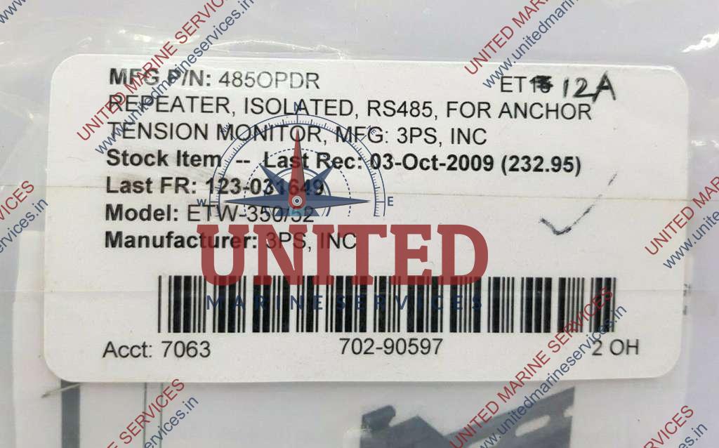 B&B ELECTRONICS RS-485 ISOLATOR/REPEATER 485OPDR | United Marine Services