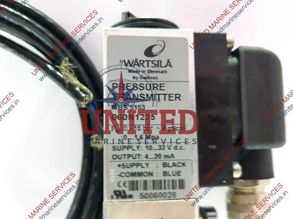 DANFOSS WARTSILA MBS 5153 PRESSURE TRANSMITTER 060N1235 0...16 BAR