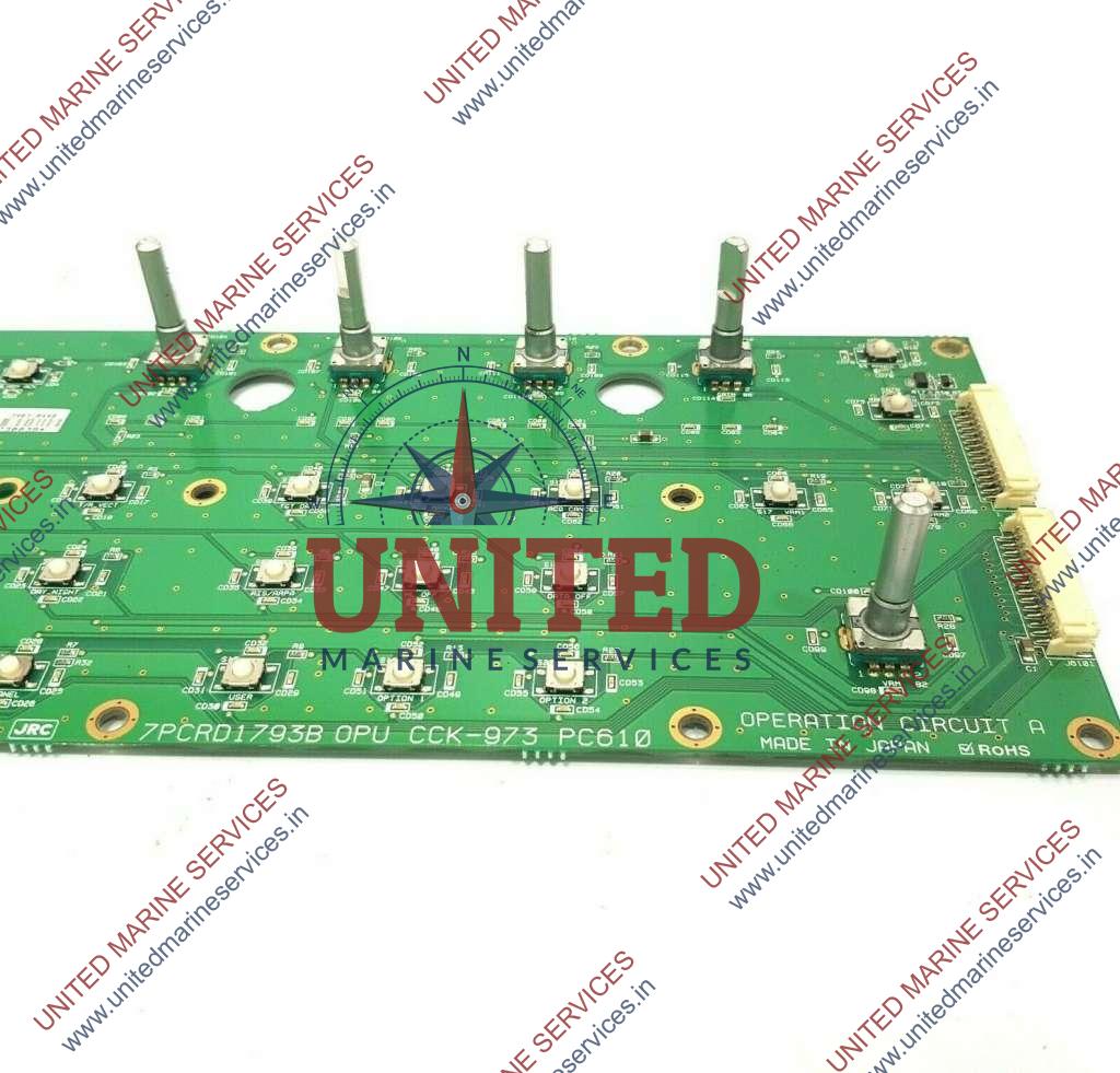 JRC CCK973 OPU 7PCRD1793B PC610 OPERATION CIRCUIT A Japan Radio