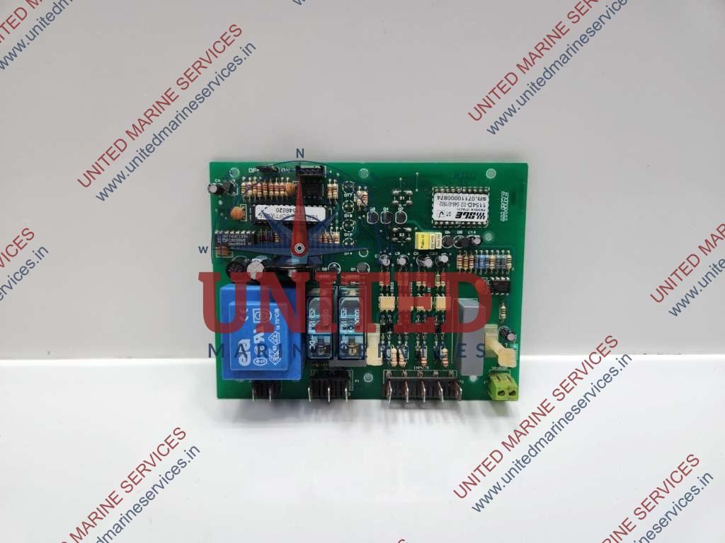 united marine services SGE 1154D-02 046-0I1502 TEMPERATURE BOARD 010498