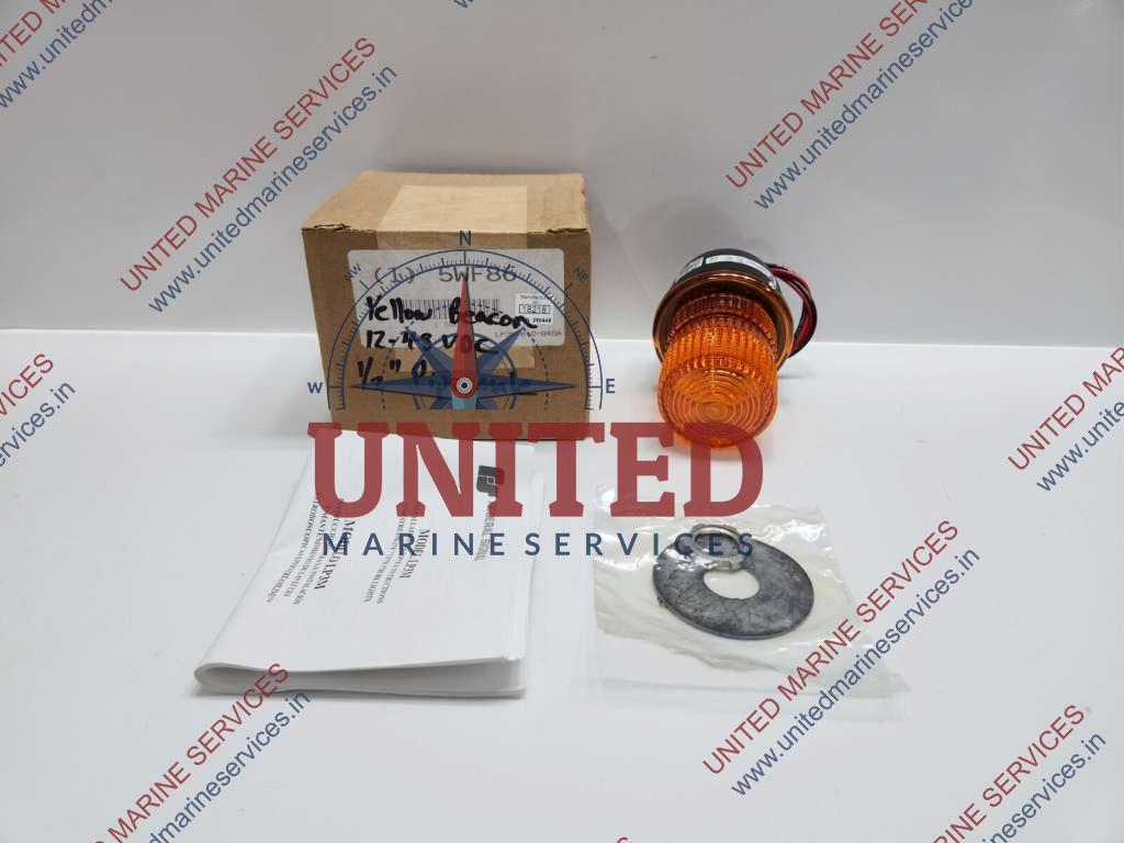 united marine services FEDERAL SIGNAL LP3M-012-048A STREAMLINE LOW PROFILE YELLOW STROBE LIGHT LP3M