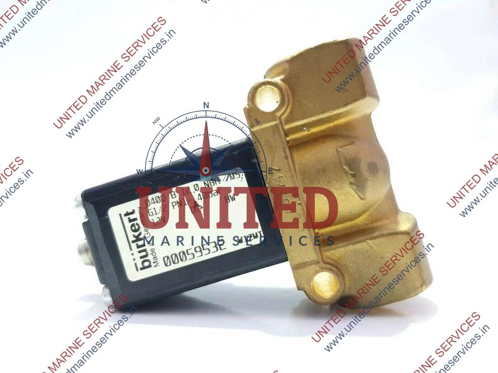BURKERT 00059532 PISTON VALVE 2/2 WAY SERVOASSISTED TYPE 0400 12V